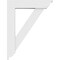 Ekena Millwork Standard Traditional Architectural Grade PVC Bracket with Traditional Ends, 3"W x 20"D x 26"H BKTP03X20X26TRA01 - alternate 2